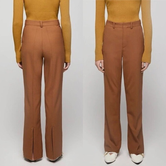 AERON Pants - AERON Split Hem Front Pleated Front Trousers NWOT
Size Small